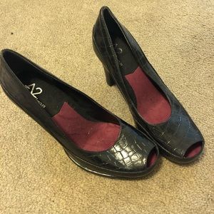 A2 by Aerosols open toe Heels